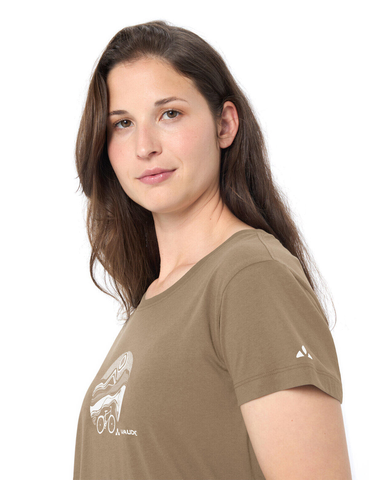 Camiseta de ciclista para mujer con cuello en V 6/7