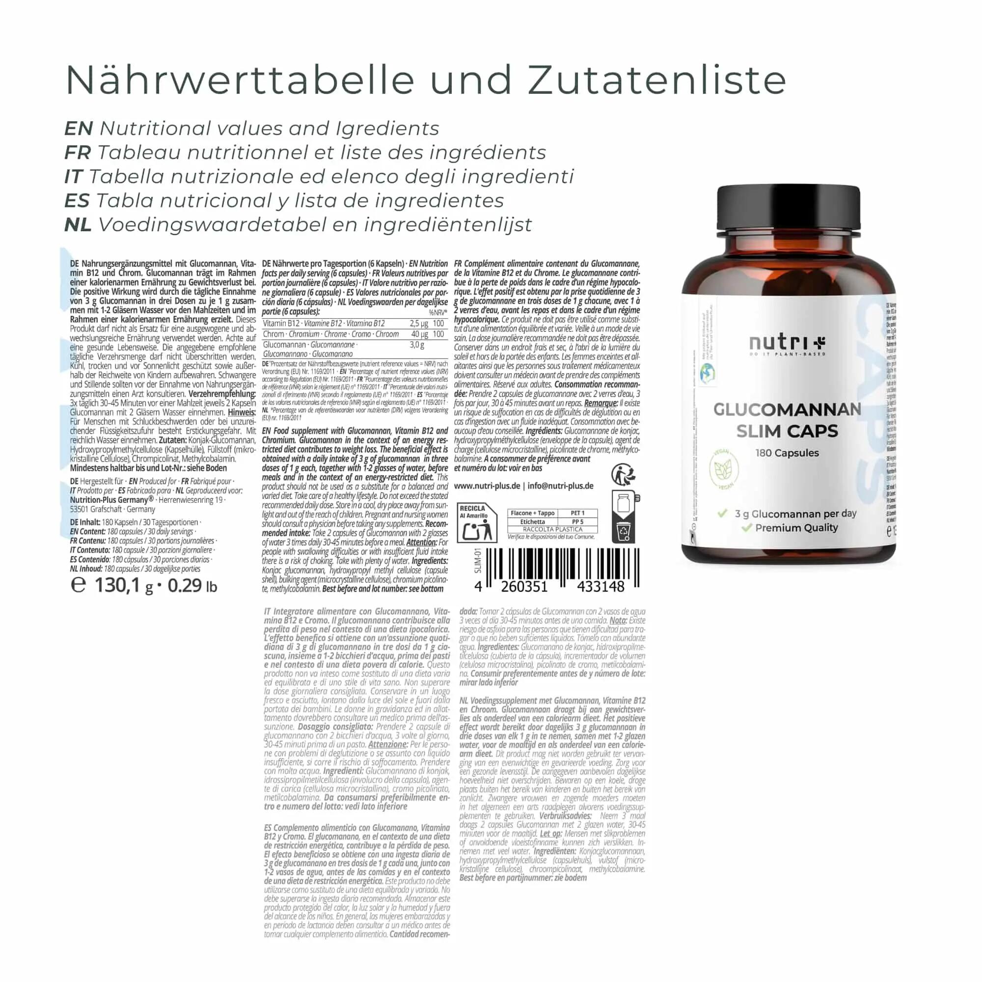 Glucomannan - Slim Caps 6/6