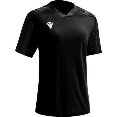 Macron bellatrix shirt dames korte mouw - zwart / donkergrijs