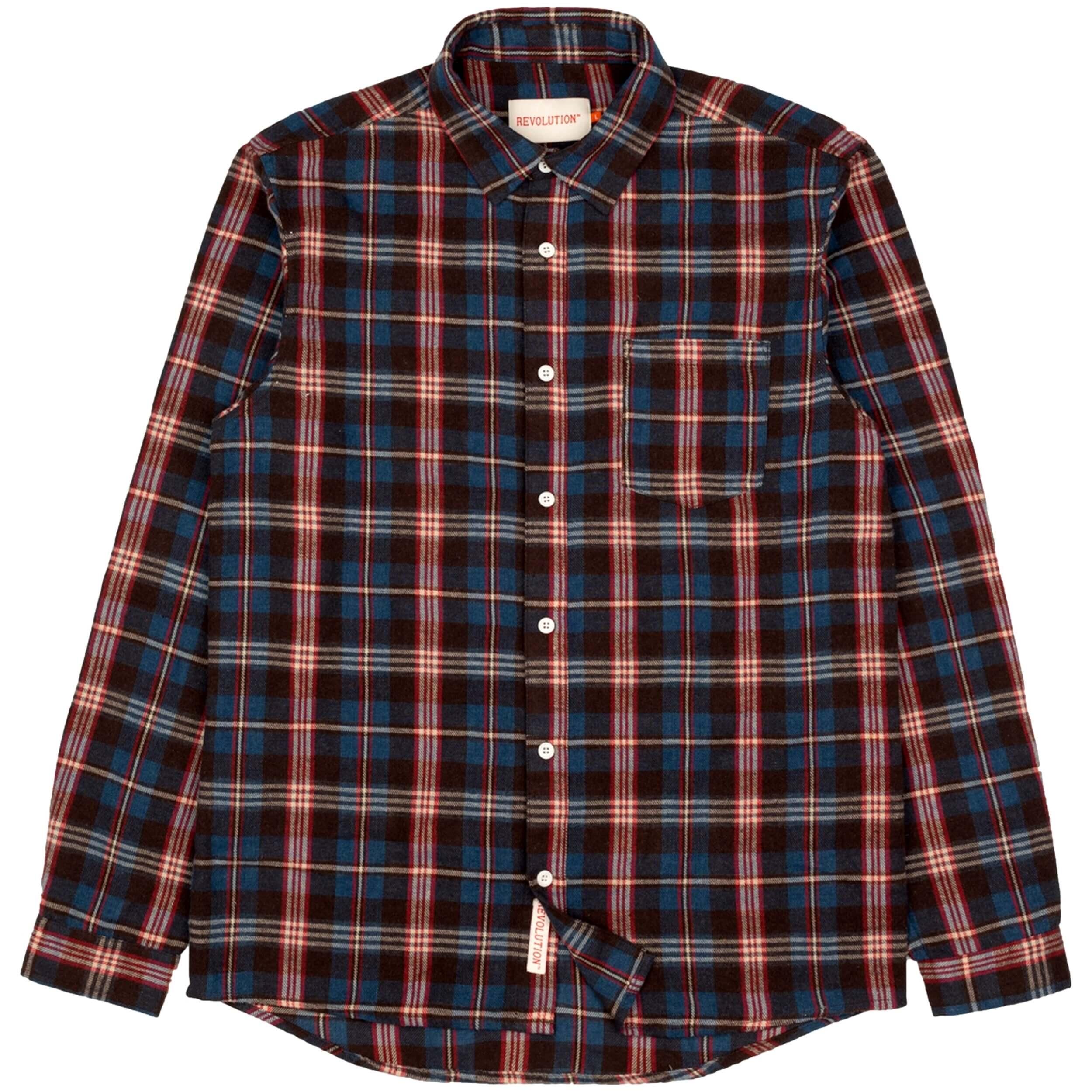 Overhemd Revolution model 3894-BROWN voor mannen 5/5