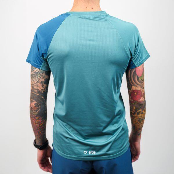 Oxsitis X-Train Heren Trui met korte mouwen Groen/Blauw 4/7