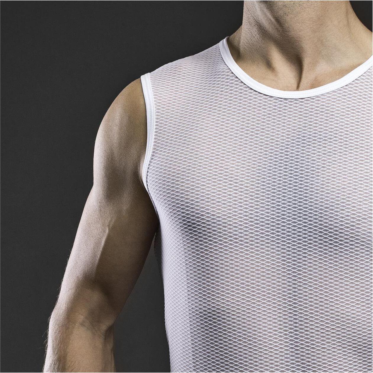 Gripgrab Ultralight Mesh Sleeveless Base Layer White - L 3/5