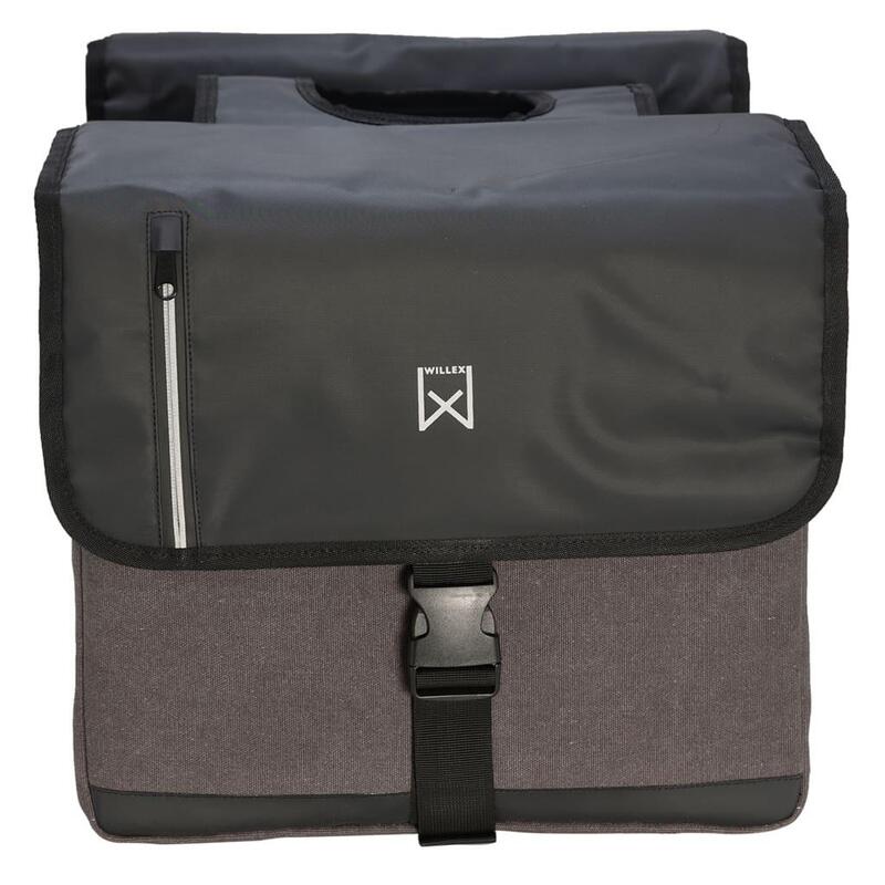 Willex Double Business Bag 30 L Black and Grey