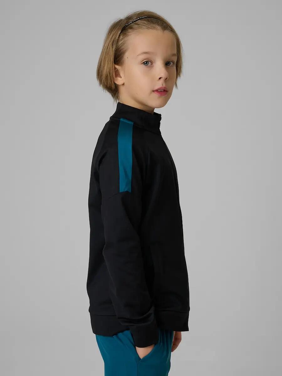Bluza sportowa regular bez kaptura chłopięca 4F 4FJRSS26TFSWM0991 6/7