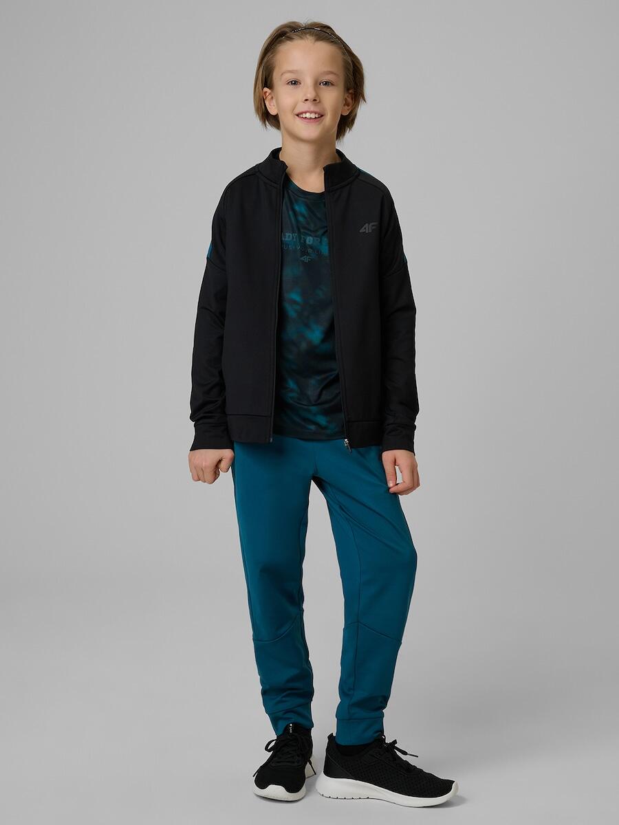 Bluza sportowa regular bez kaptura chłopięca 4F 4FJRSS26TFSWM0991 3/7