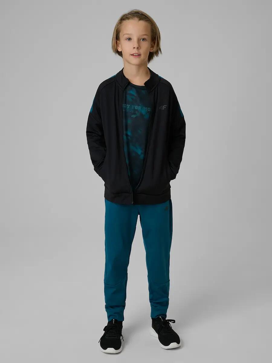 Bluza sportowa regular bez kaptura chłopięca 4F 4FJRSS26TFSWM0991 7/7