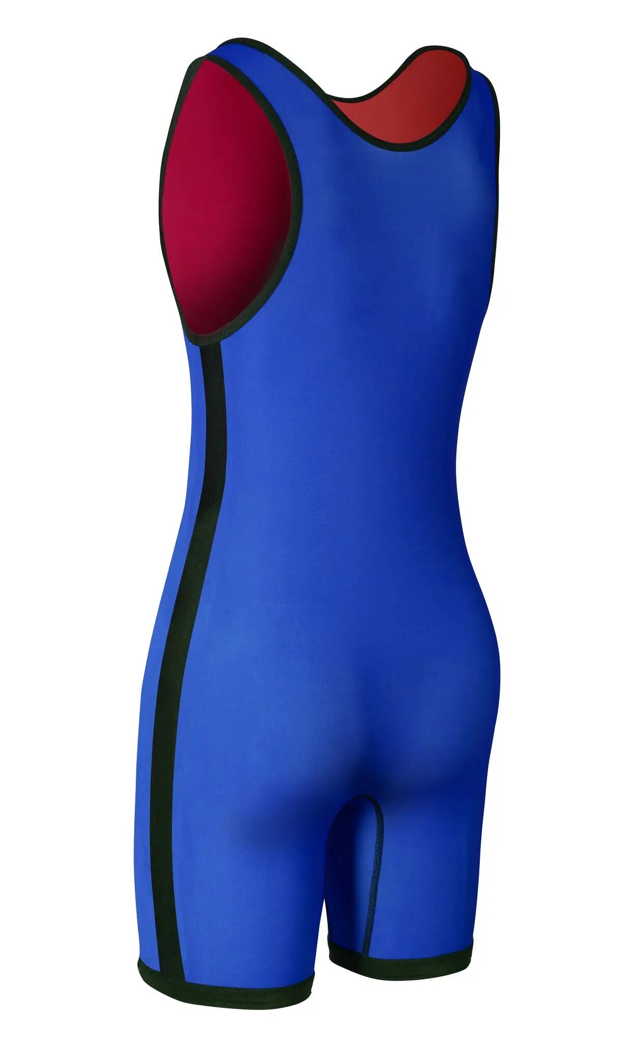 Kombinezon męski Adidas - 1" Stripe Reversible Singlet / royal 2/4