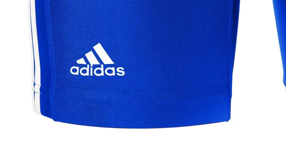 Kombinezon męski Adidas - 3 Stripe Singlet royal/white 3/4