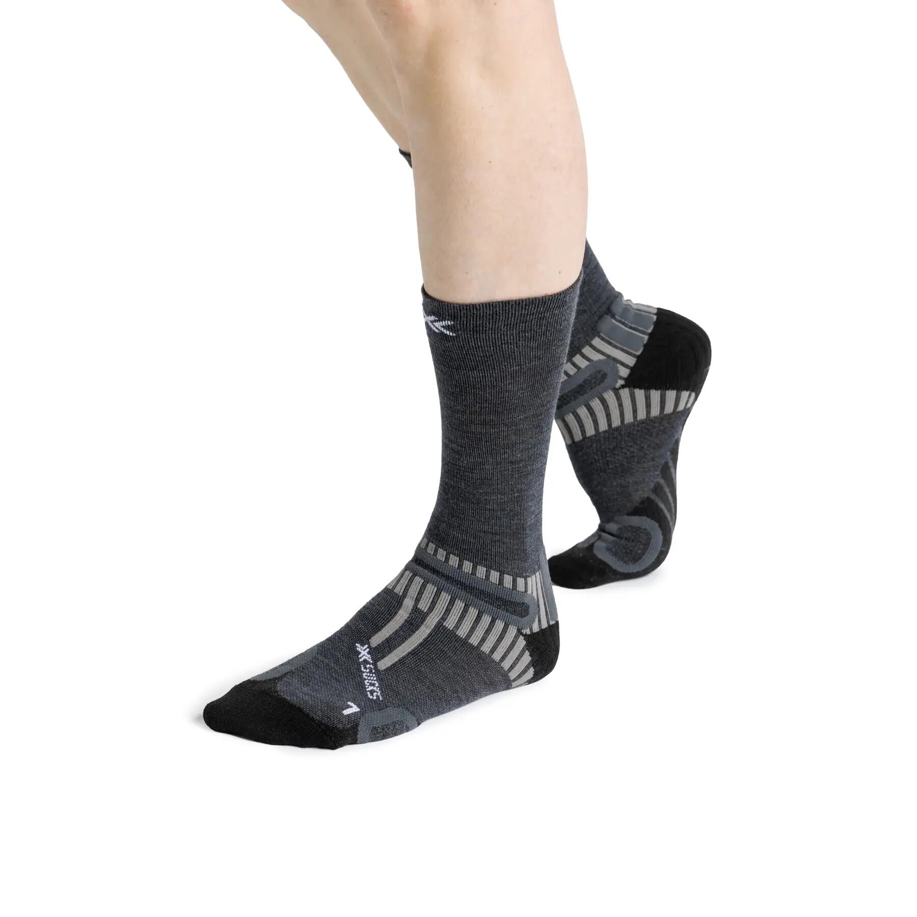 Meias X-Socks Performe Merino Crew 4/4