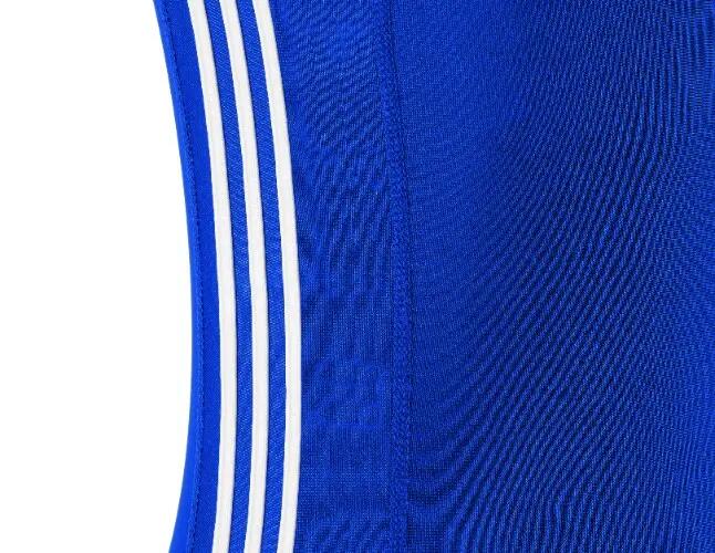 Kombinezon męski Adidas - 3 Stripe Singlet royal/white 4/4