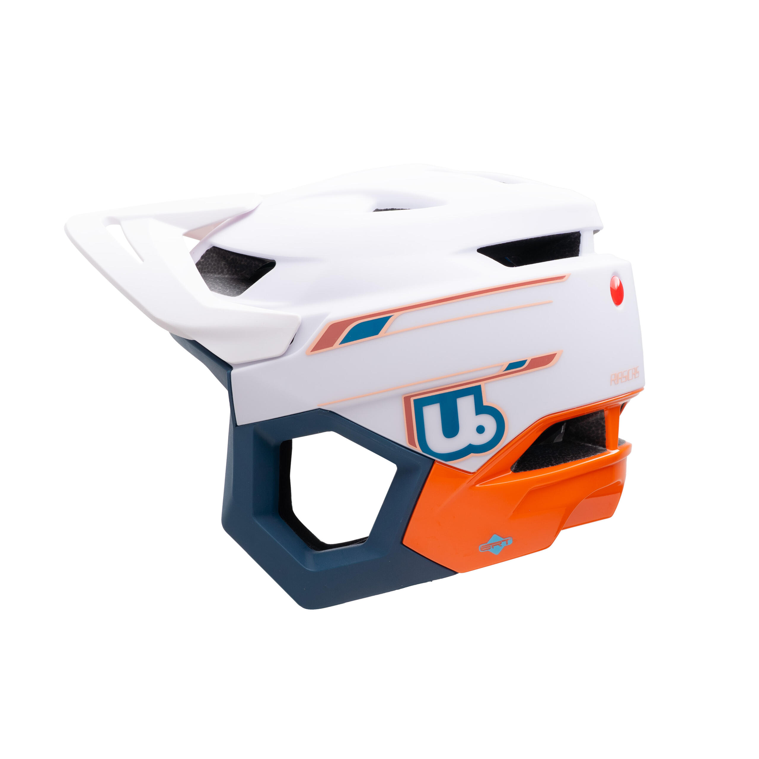 Casque Rascas - Artic Flare blanc/orange 4/6