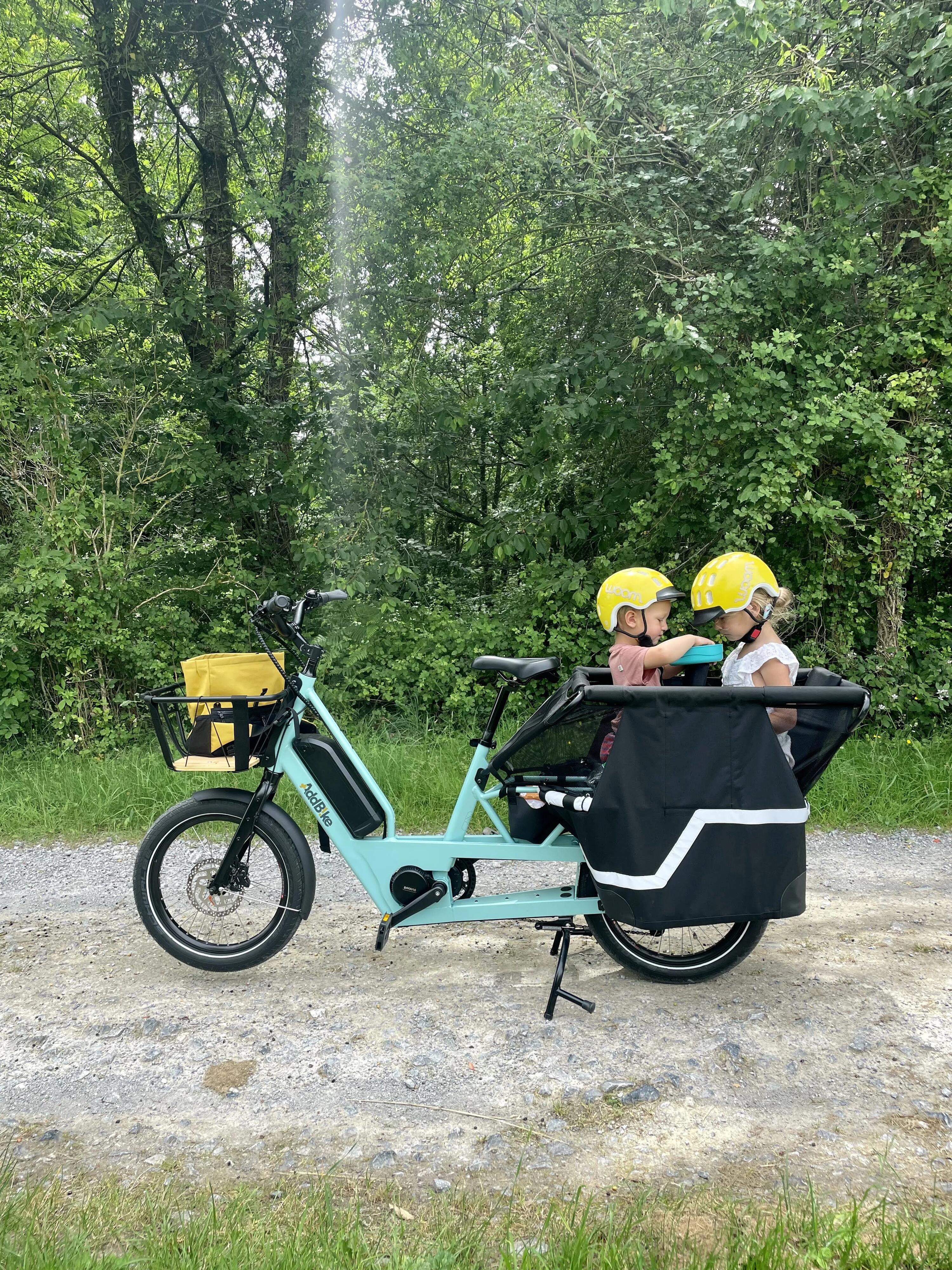 Vélo cargo électrique familial U-Cargo Family 6/6