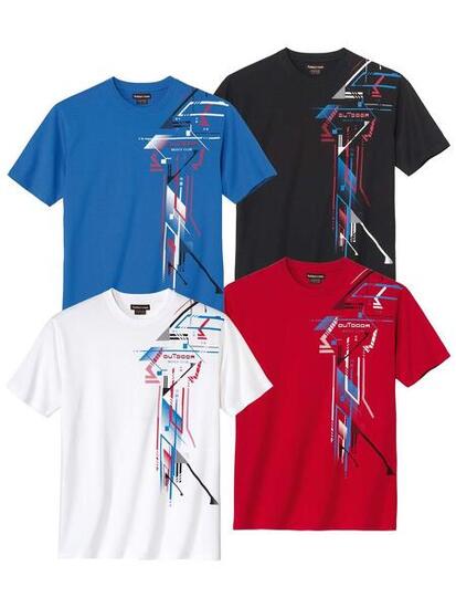 Lot de 4 Tee-Shirts Eté