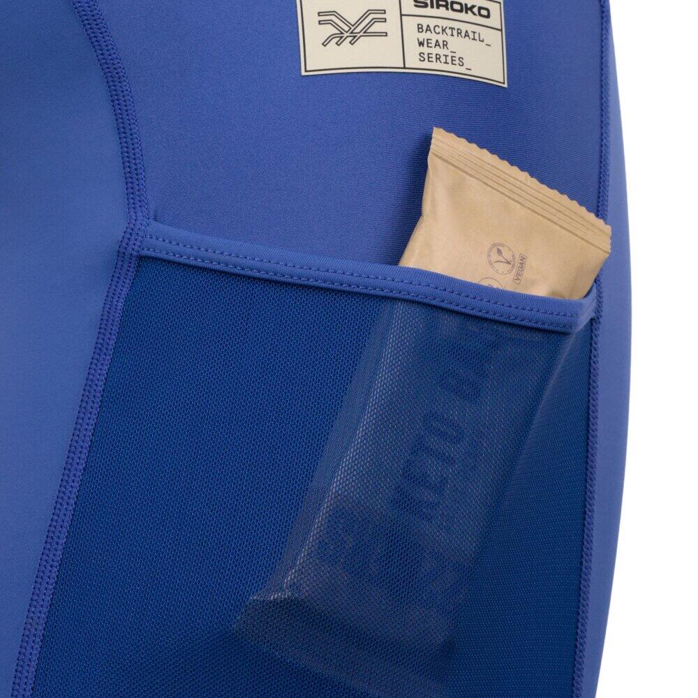 Salopette da ciclismo gravel a gamba corta da uomo Rocket Blue Blu 4/8
