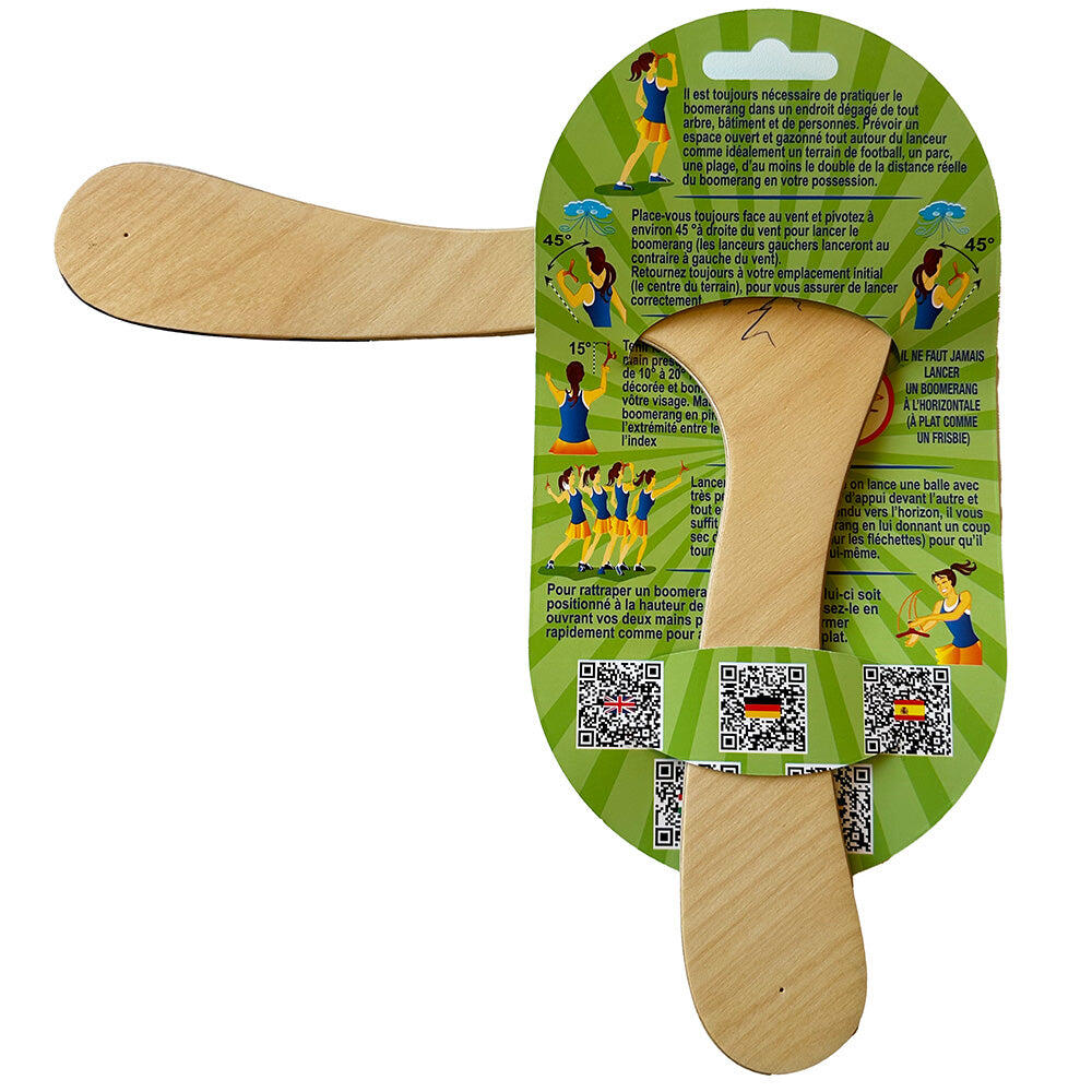 Boomerang peint à la main Wallaby Boomerang Waak WB104 Bois 29 cm 3/3