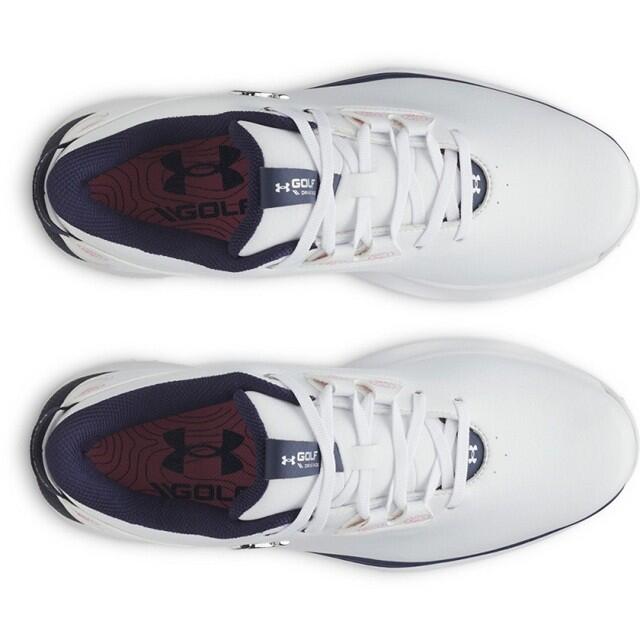 Zapatos Golf Under Armour Drive Fade 2 Sl Mujer Blanco Y Azul Marino 4/5