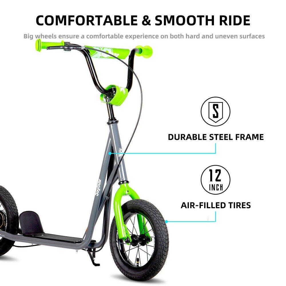 Kinderroller 12" Räder, verstellbarer Lenker, passend 5-9 Jahre 2/6