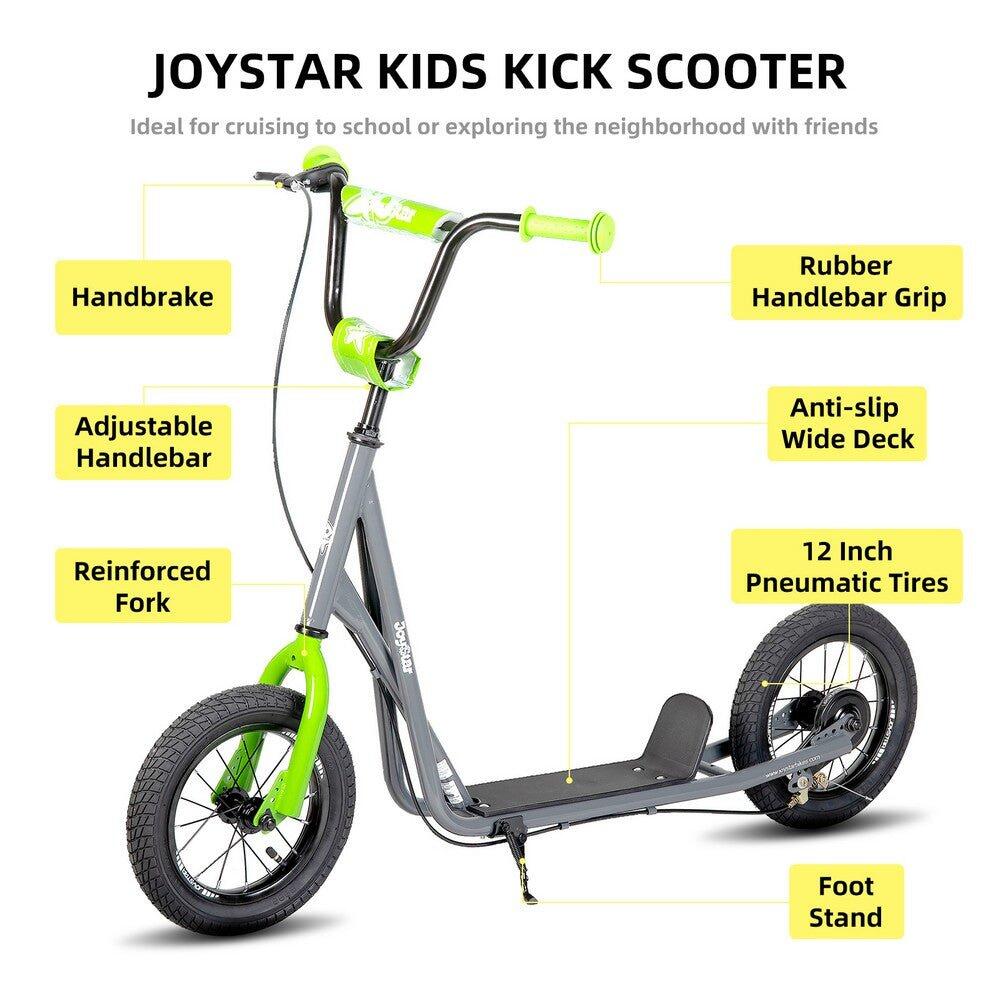 Kinderroller 12" Räder, verstellbarer Lenker, passend 5-9 Jahre 6/6