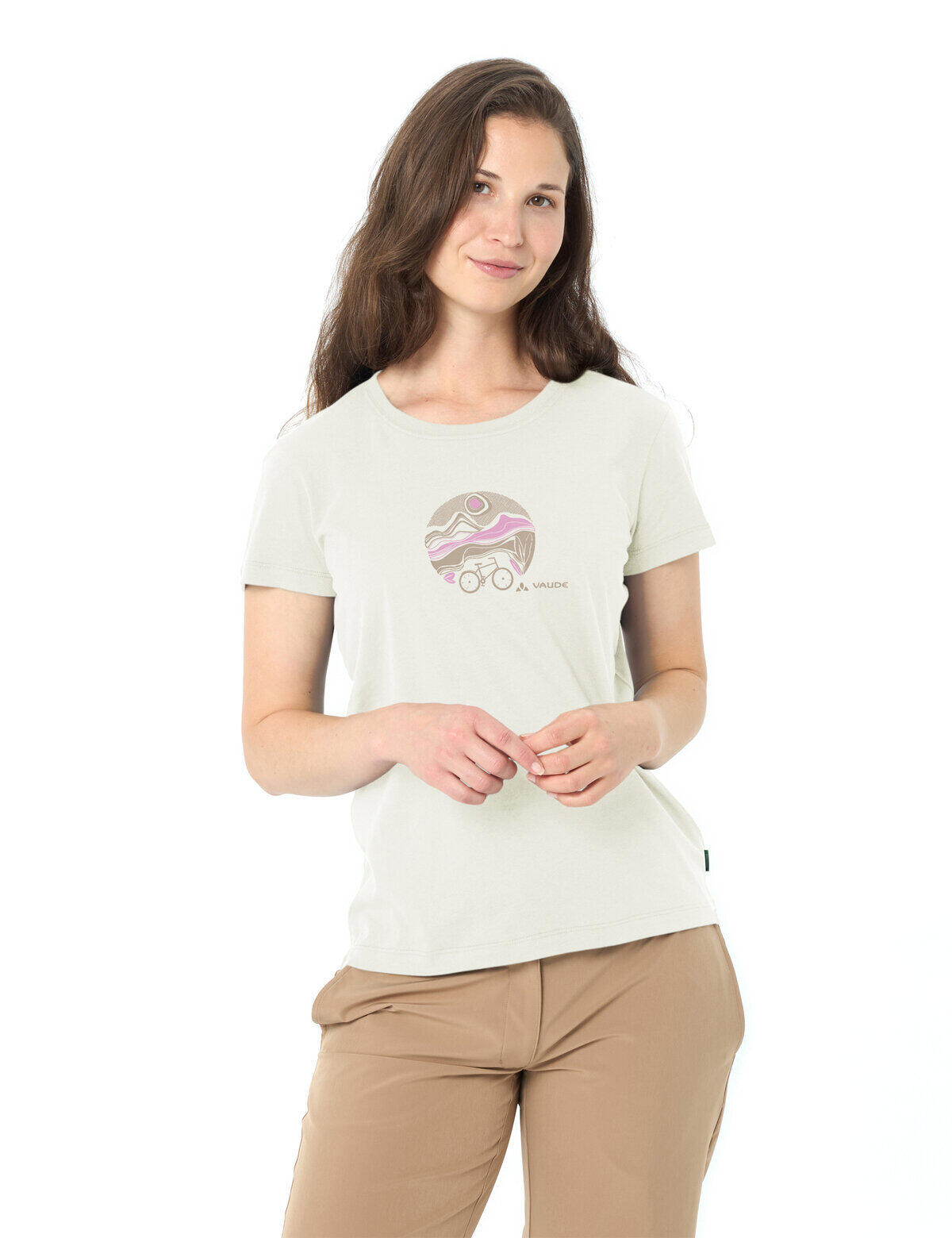 Camiseta de ciclista para mujer con cuello en V 7/7