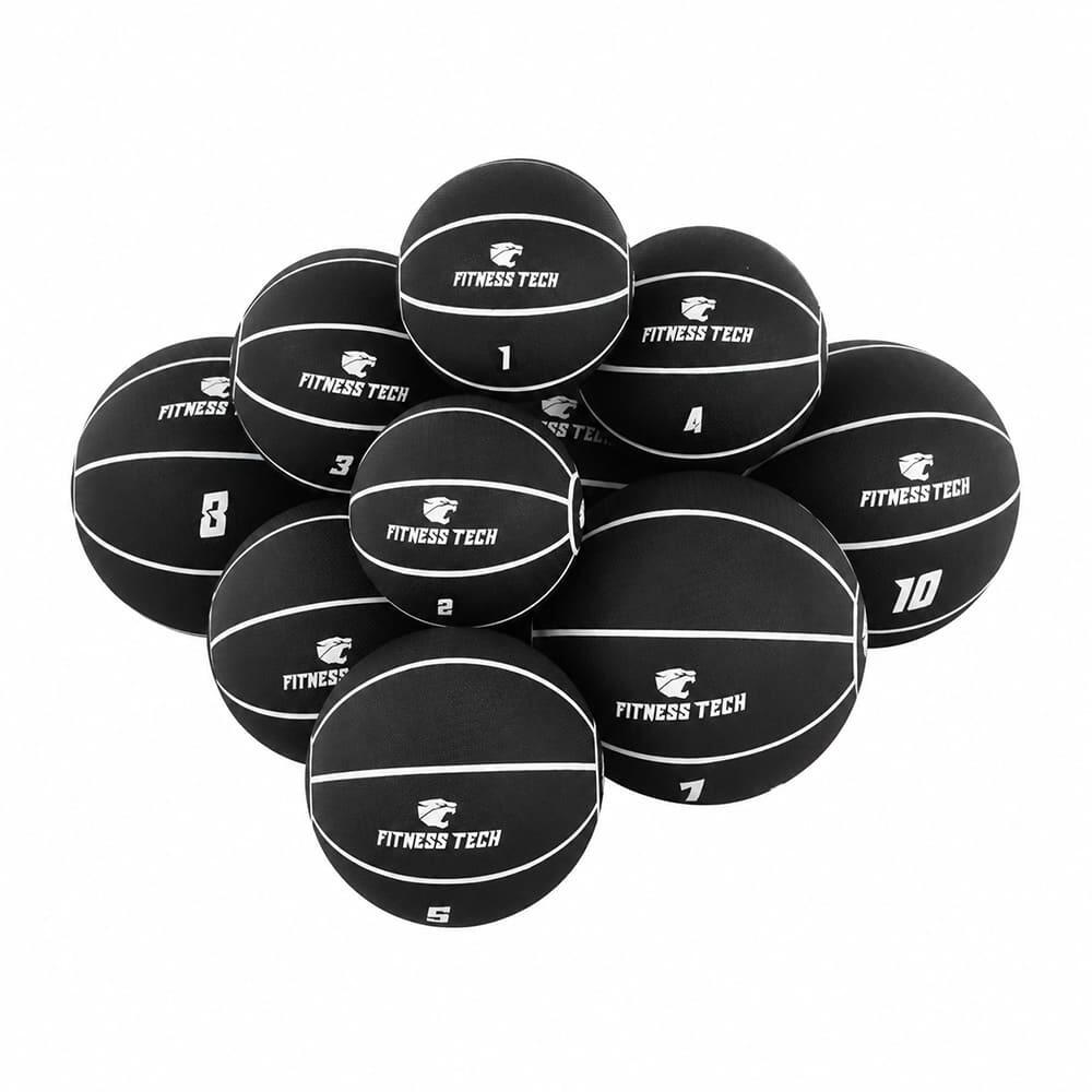Balón Medicinal con Rebote 2kg | Pelota Wall Ball Fitness Tech 2/3