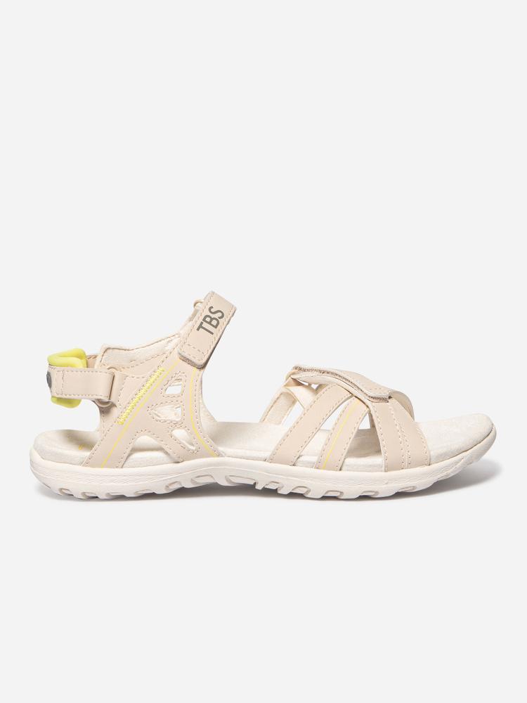 Sandales plates femme - TREKKER Nude 5/5