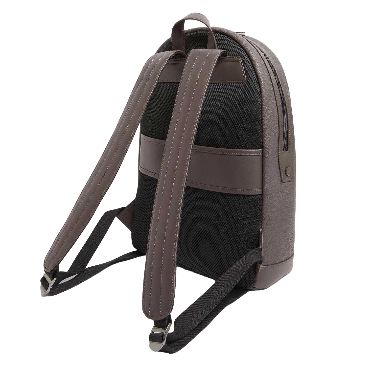 Pebbled Travel Backpack (Charcoal) 2/4