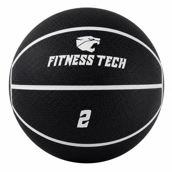 Ballon médicinal rebondissant 2 kg | Ballon Wall Ball Fitness Tech
