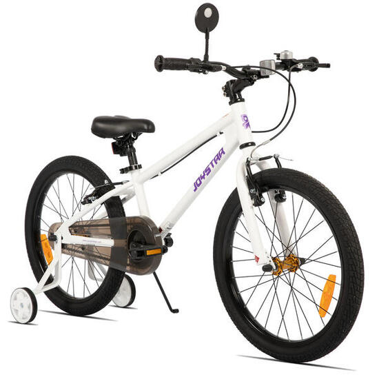 Meisjes kinderfiets 20 inch 7-10 jaar met zijwieltjes Lomand