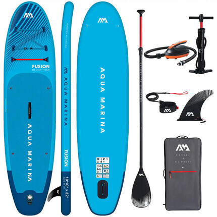 Deska do pływania SUP Aqua Marina Fusion 330 cm NIEBIESKI + Pompka EP-T16