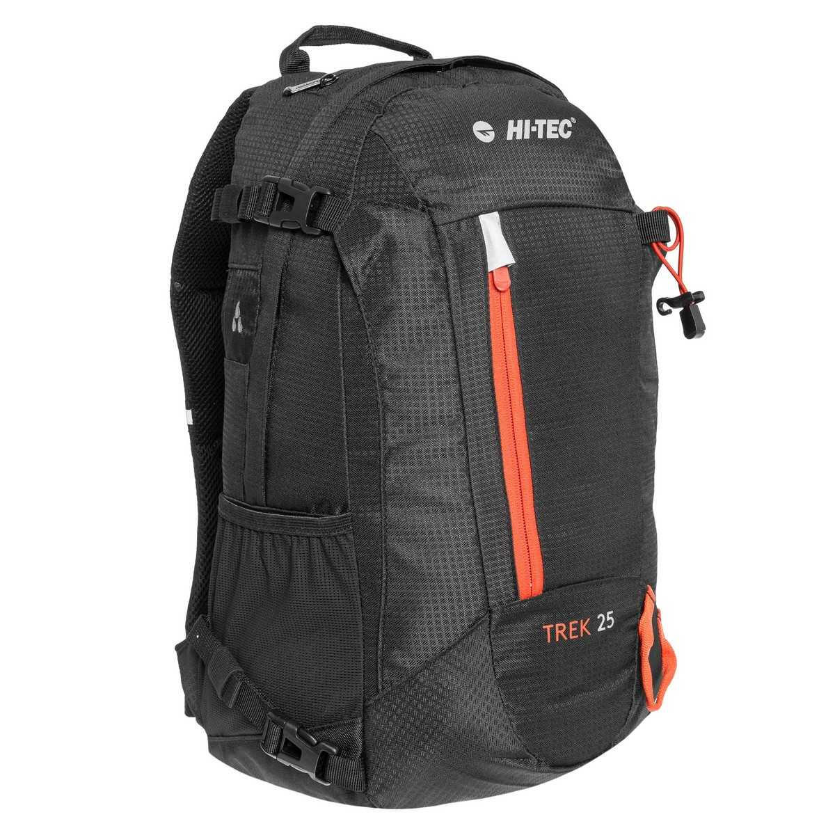 Trek 25L Backpack (Black/Red) 3/4