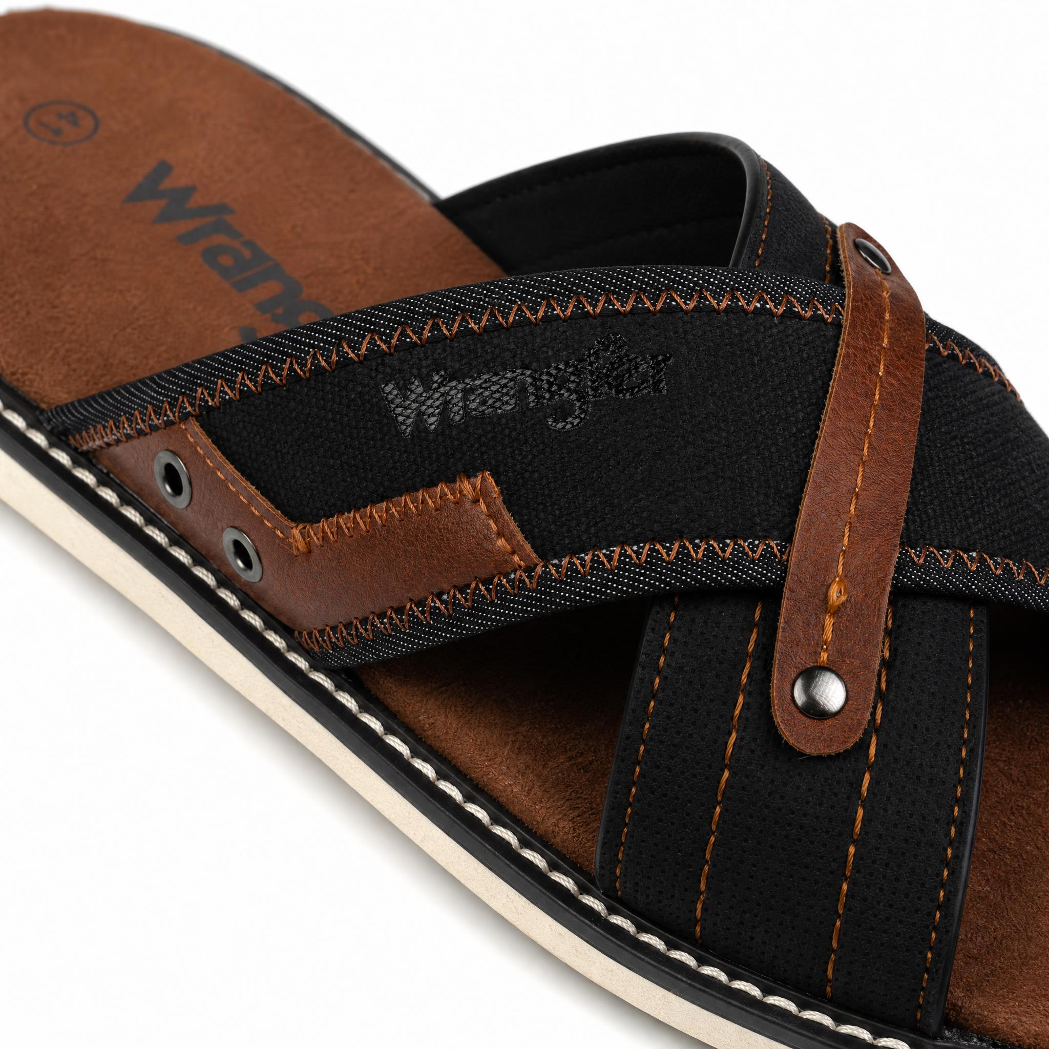Klapki męskie Wrangler CALVIN SLIDER MEN LOW 3/6
