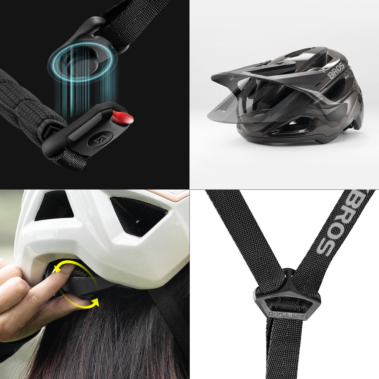 ROCKBROS Mountainbike Fahrradhelm 5/6