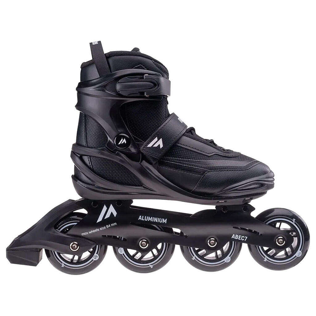 Unisex Adult Deskus Inline Roller Skates (Black)