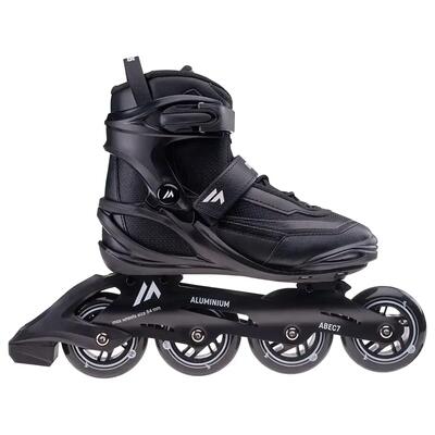 Unisex volwassen deskus inline rolschaatsen (zwart)