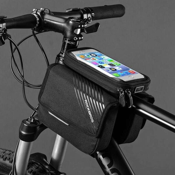 Sakwa, torba rowerowa na ramę z pokrowcem na telefon do 6,7" 1,5 L ROCKBROS 2/7