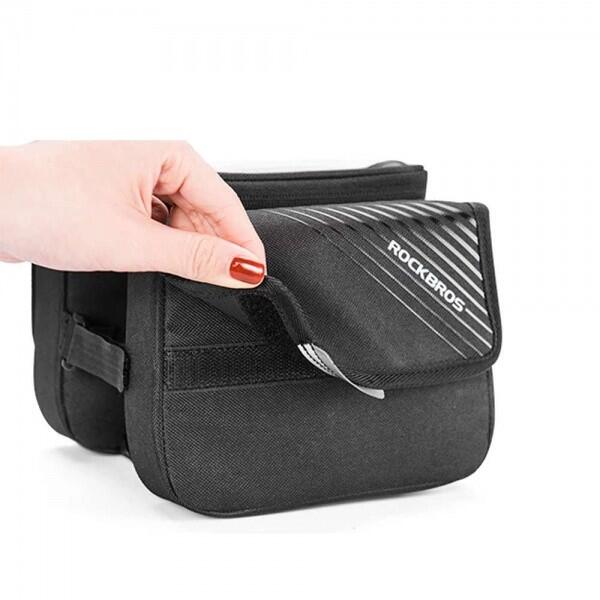 Sakwa, torba rowerowa na ramę z pokrowcem na telefon do 6,7" 1,5 L ROCKBROS 5/7
