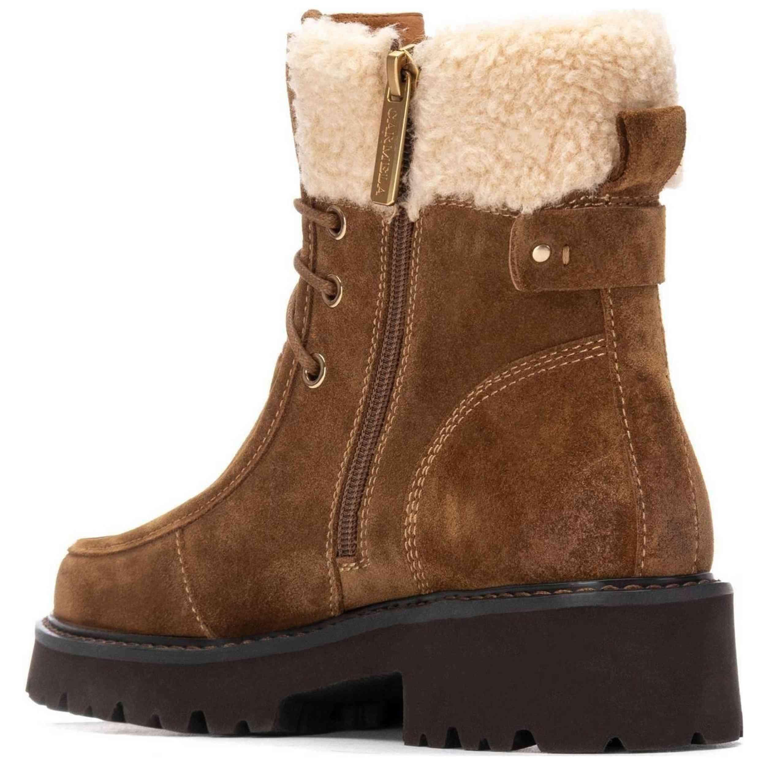 Bottes Carmela modèle 162717-CAMEL pour femmes 3/5