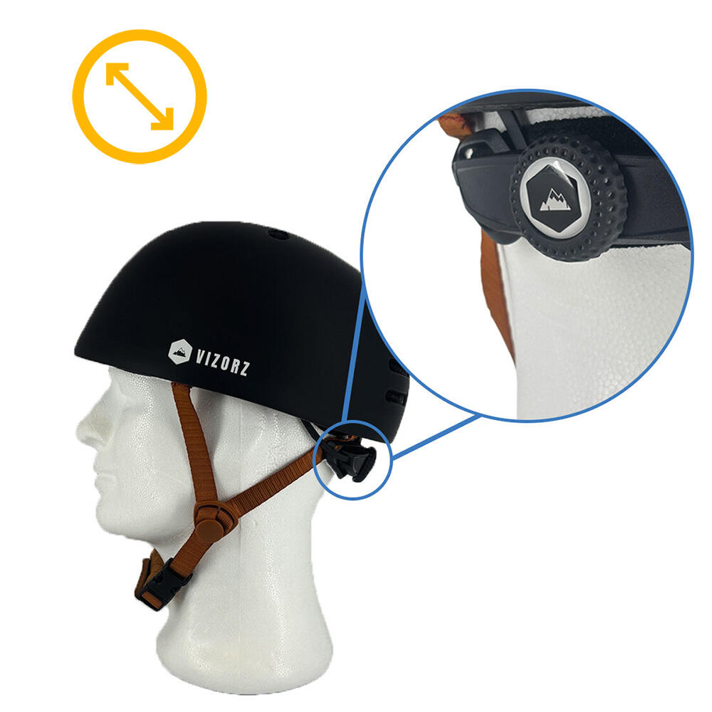 Fietshelm Vizorz SwitchCap - Panther cap 6/7