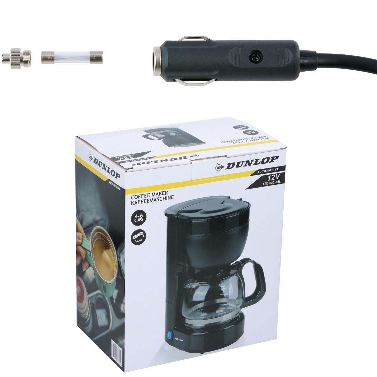 Kawiarka ekspres turystyczny Dunlop 650ML 12V 170W 6/6