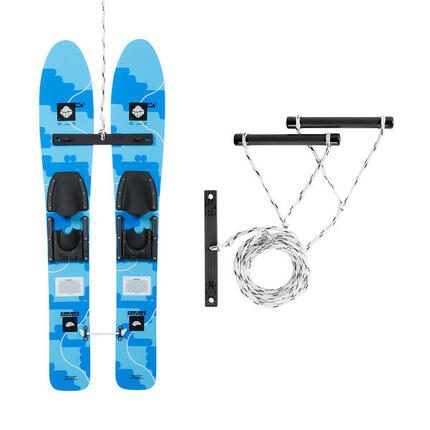 Wasserski Wakestar 118 cm mit Bindung & Leine Kinder blau
