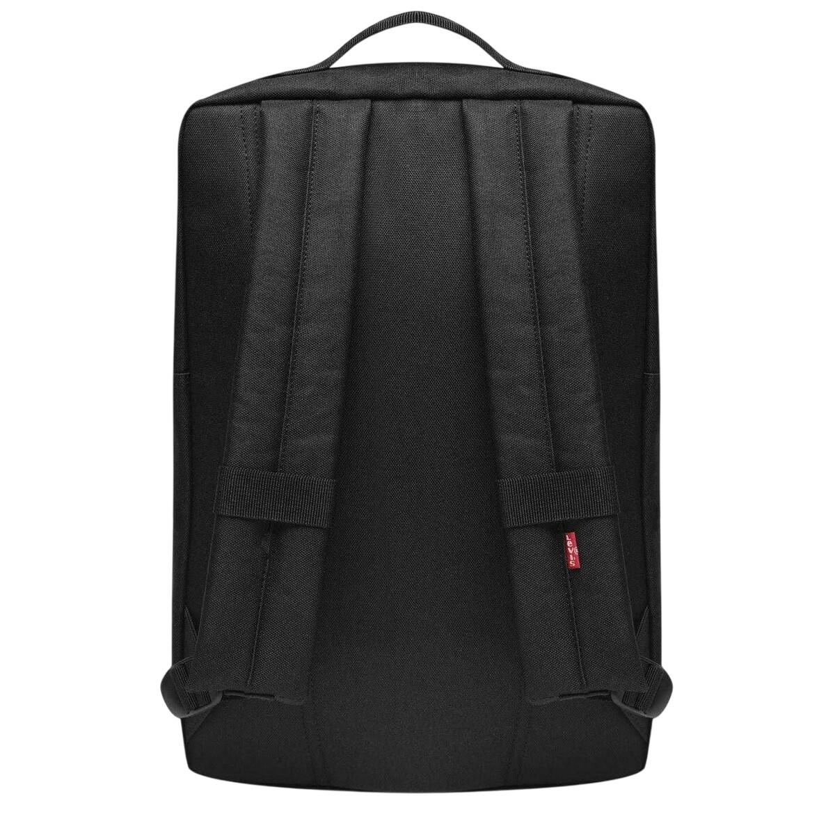Logo Friendly Tab Detail Backpack (Black/Red) 2/5