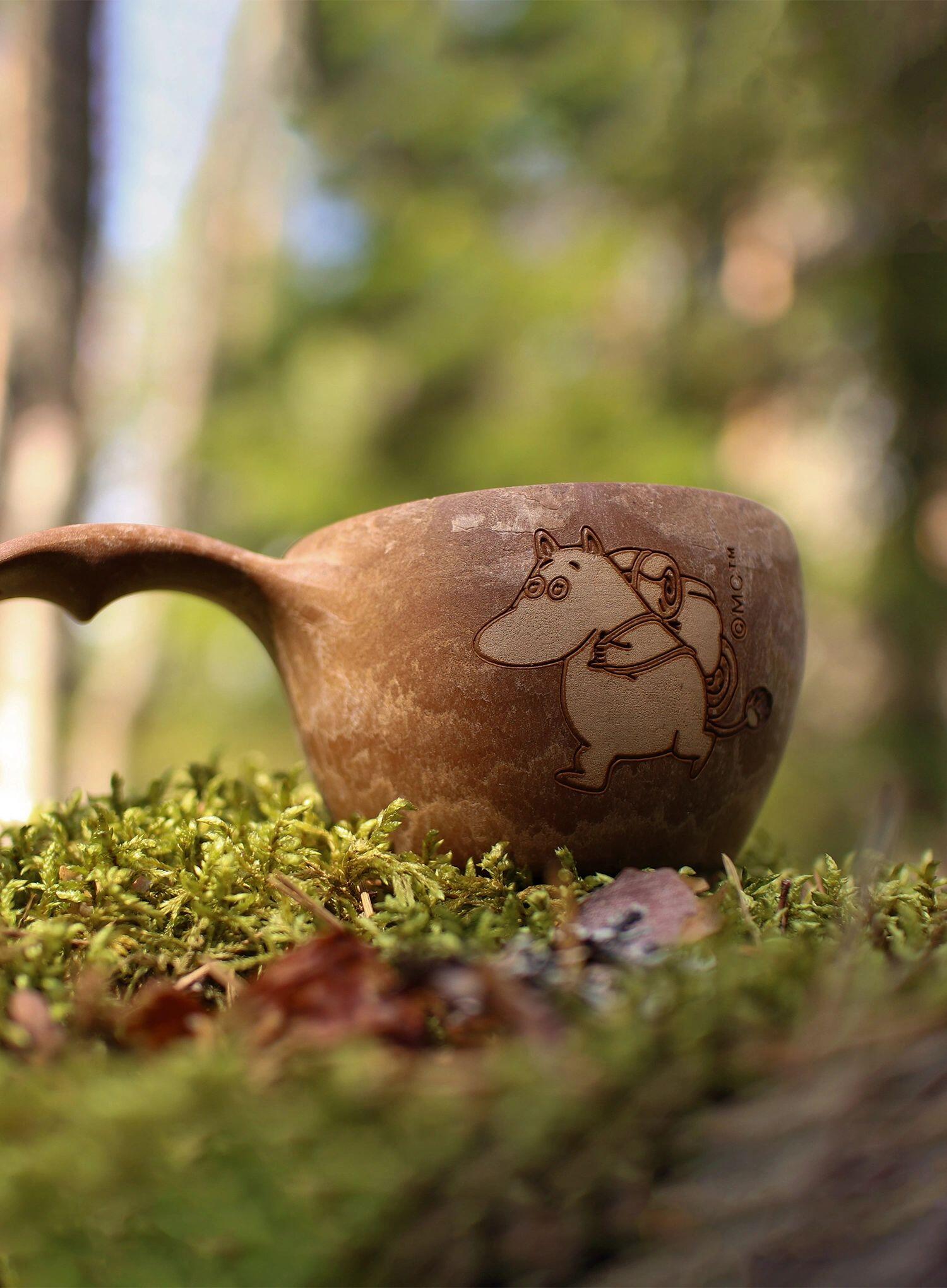 Kubek turystyczny Kupilka 12 Moomin Moomintroll (0,12 l) - brown 2/6