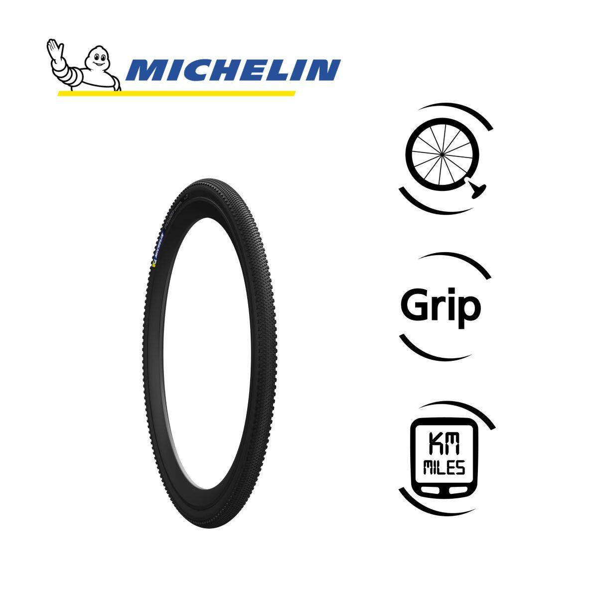 Lot de 2 pneus gravel tubeless ready 700x47C 47-622 noirs 4/7