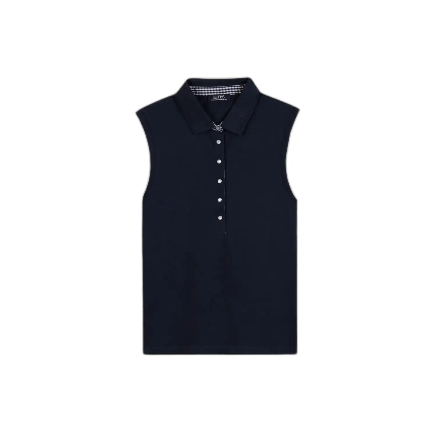 Polo sans manches femme TBS Lizzi 1/5