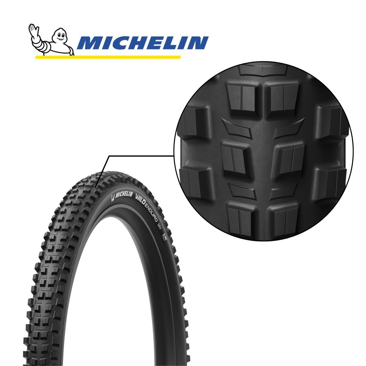 Lot de 2 pneus VTT Enduro 27.5x2.50 Tubeless Ready MH 3/7