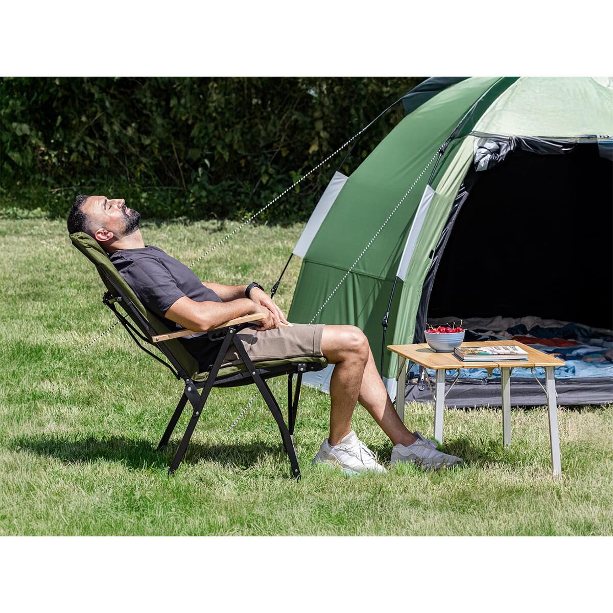 Campingstuhl Nojata - Hochlehner faltbar - 3-fach verstellbare Rückenlehne 3/8