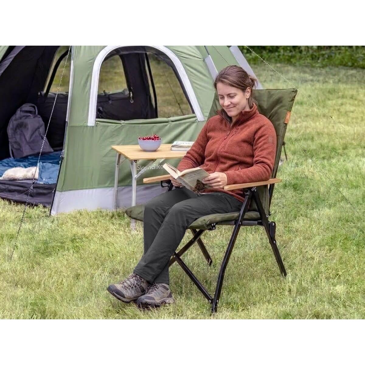 Campingstuhl Nojata - Hochlehner faltbar - 3-fach verstellbare Rückenlehne 5/8