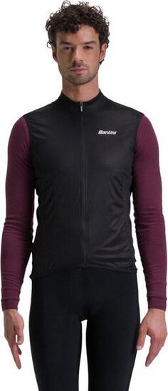 Gilet antivento Santini NBL nero da uomo