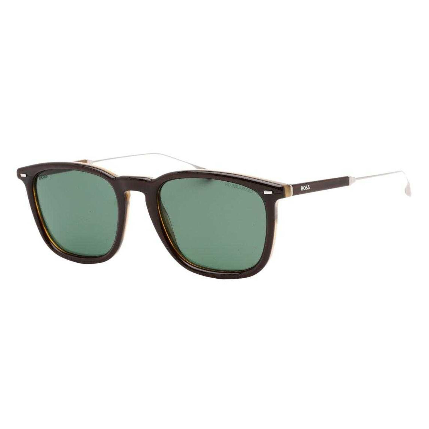 Mens Striped Sunglasses (Brown) 2/2