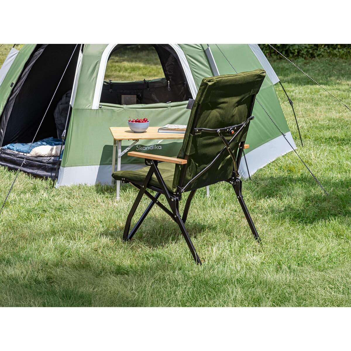 Campingstuhl Nojata - Hochlehner faltbar - 3-fach verstellbare Rückenlehne 4/8
